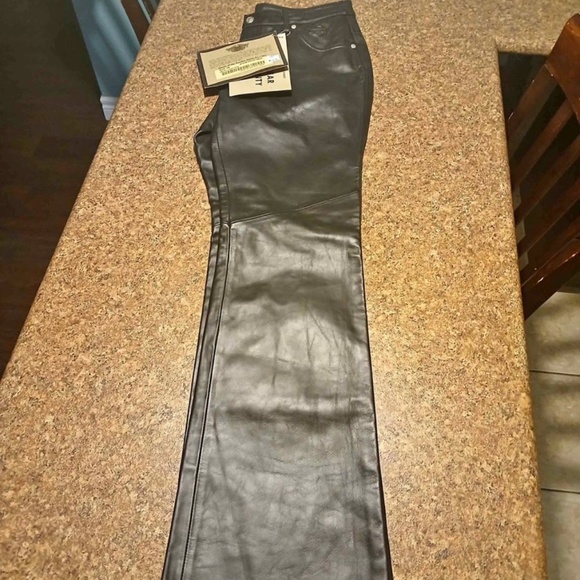 Women’s Harley Davidson Leather Pants - Picture 1 of 4